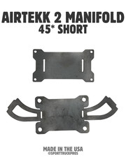 Airtekk Manifold Mount Short 45° 2-Piece Pedestal Stand Kit Unwelded USA Made