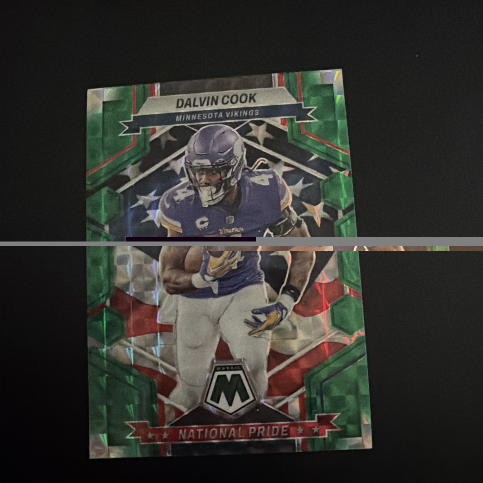 2023 Panini Mosaic #263 Dalvin Cook Green Mosaic