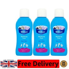 Higieniczne skoncentrowane 3 x 500 ml Płyn do sterylizacji Butelki dla niemowląt - Czyści w 15 minut