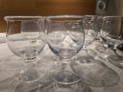 Holmegaard  Perle  (1966) Rotweinglas / Wasserglas   Mundgeblasenes dänisches...