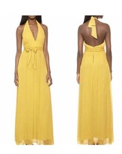 Alice + Olivia Kassidy Halter Maxi Dress