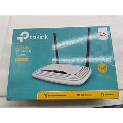 TP-Link 2.4GHz WiFi Router TL-WR841N Wireless N300 300Mbps Long Range Antennas