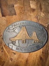 mackinac bridge belt buckle