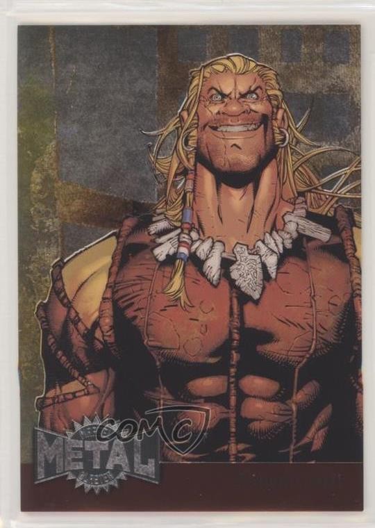 2015 Marvel Fleer Retro 1995 Fleer Metal Blaster Sabretooth #33 02uh