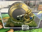 PUKA NACUA MINI HELMET AUTOGRAPH SIGNED LOS ANGELES RAMS