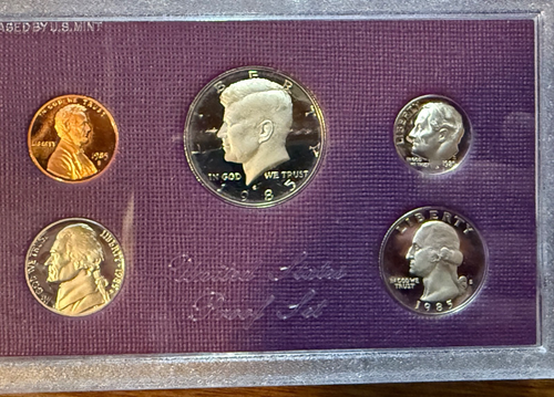 Lot of 3 - 1985S US Mint Proof Set 5 Coin Set OGP Original Government Packaging - 第 1/14 張圖片