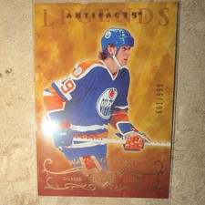 Upper Deck Artifacts Legends Wayne Gretzky Oilers Serial Numbered #661/999 NHL