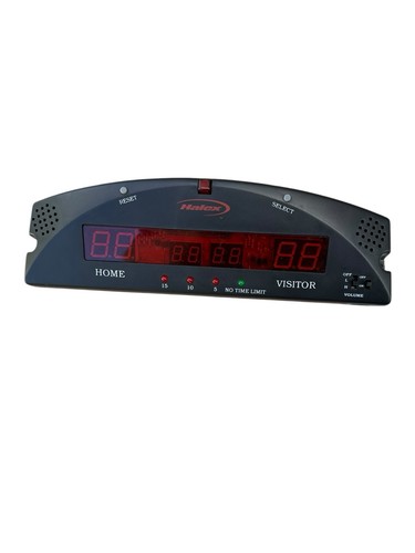 Halex Electronic Air Hockey Scoreboard Timer Home Visitor LED Works