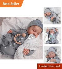 Realistic Levi 18-Inch Reborn Baby Boy Doll - Hand-Painted Gender-Neutral