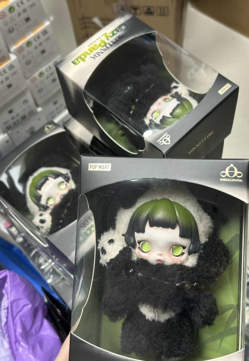 Authentic Skullpanda Lazy Panda Plush Doll Pendant Trend Art Cute