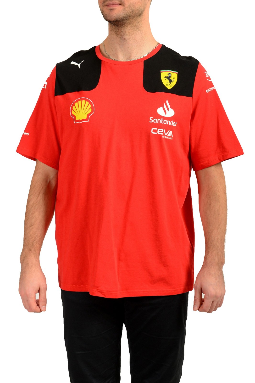 Мужская футболка Puma X Scuderia Ferrari из коллекции реплик SF Leclerc US XL IT 54 8390₽
