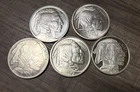 5 OZ SILVER BUFFALO ROUND