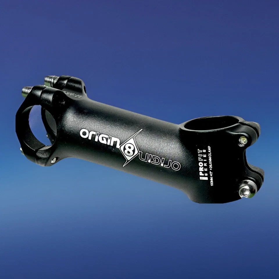Origin8 Pro Fit 1-1/8 Threadless Stem 26mm 100mm   +/-17 Degree Rise Black Alloy - Image 2 of 4