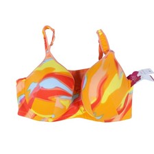 Ashley Stewart Butterfly bra watercolor psych...