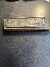 Vintage M Hohner Super Chromonica Chromatic Harmonica Key Of C Made In Germany