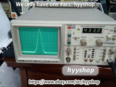 1PCS HAMEG HM5006 Spectrum Analyzer, 0.1-500M /hyy