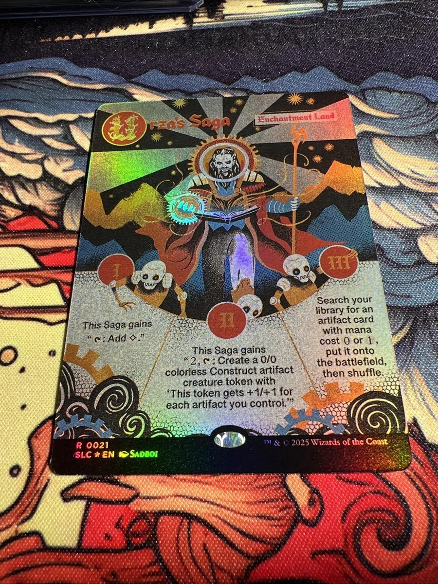 Land Foil Magic: The Gathering Trading Card Games Urza's Saga