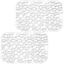 2Pack Kitchen Sink Mat Pebble Sink Mats for Stainless Steel Sink PVC Eco friendl