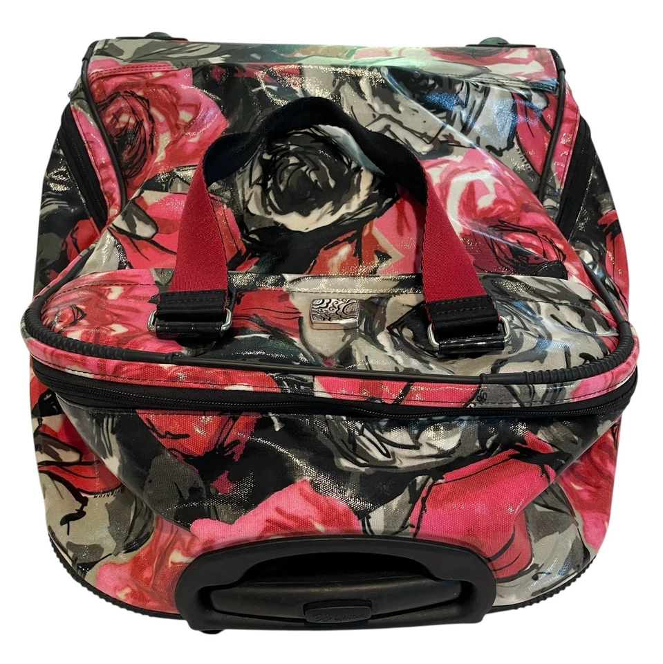 Brighton Spinner Equipaje Rodante Fin de Semana Maleta Bolsa Llevar en Rosas Vacaciones Foto 3 de 4