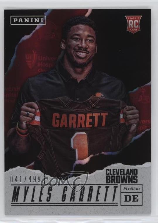 Myles Garrett Panini Father's Day #50 Base