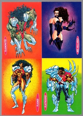 Trading Cards - Marvel Plasmer 1993 Marvel Comics UK Promo Card Set