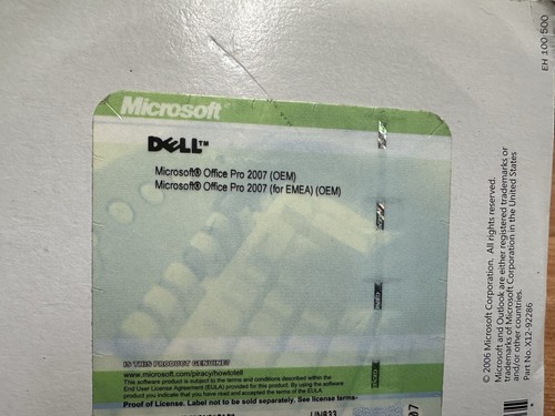 Microsoft Office Professional 2007 And Outlook With Business Contact Manager - Afbeelding 2 van 7