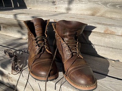 White's Boots CMP-Sherman, Cinnamon Waxed Flesh, Size 12.5 D, 5050 Last