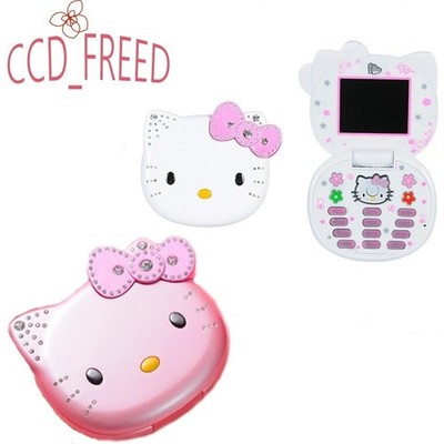 Hello Kitty Flip Phone 4G With Camera Kawaii 2025 - Sanrio Cartoon Kids Phone