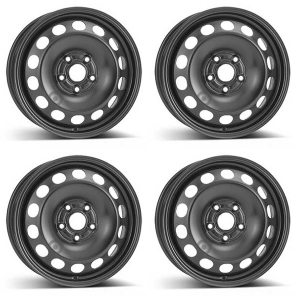 4 Alcar Stahlfelgen 6.0Jx16 Zoll ET50 5X112 FüR Skoda Octavia Superb Yeti 4Er Sa-image