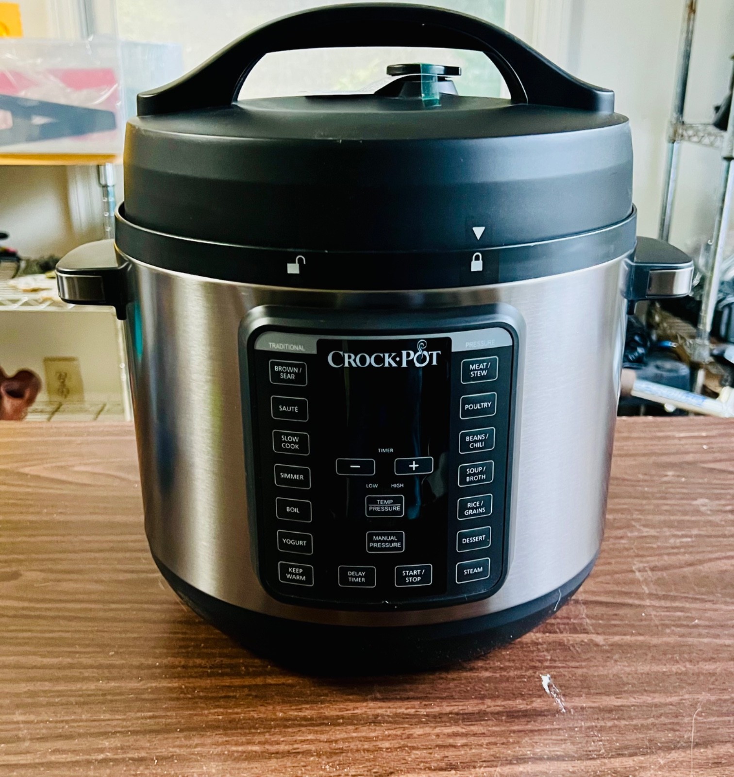 8 Qt Express Crockpot Multi Use Pressure Cooker XL, Model SC