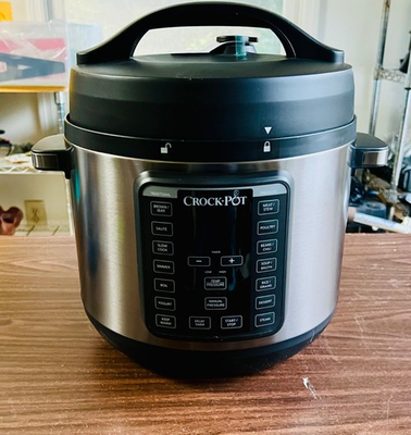 #ad 8 Qt Express Crockpot Multi Use Pressure Cooker XL Model SCCPPC800DS BRAND NEW $164.95