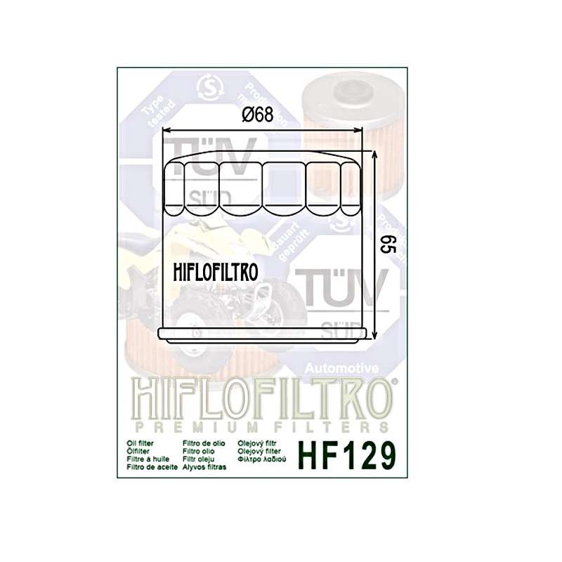 Hiflofiltro Oil Filter 3 Pack Kawasaki KAF800 Mule Pro KAF950 Mule 3010 Diesel