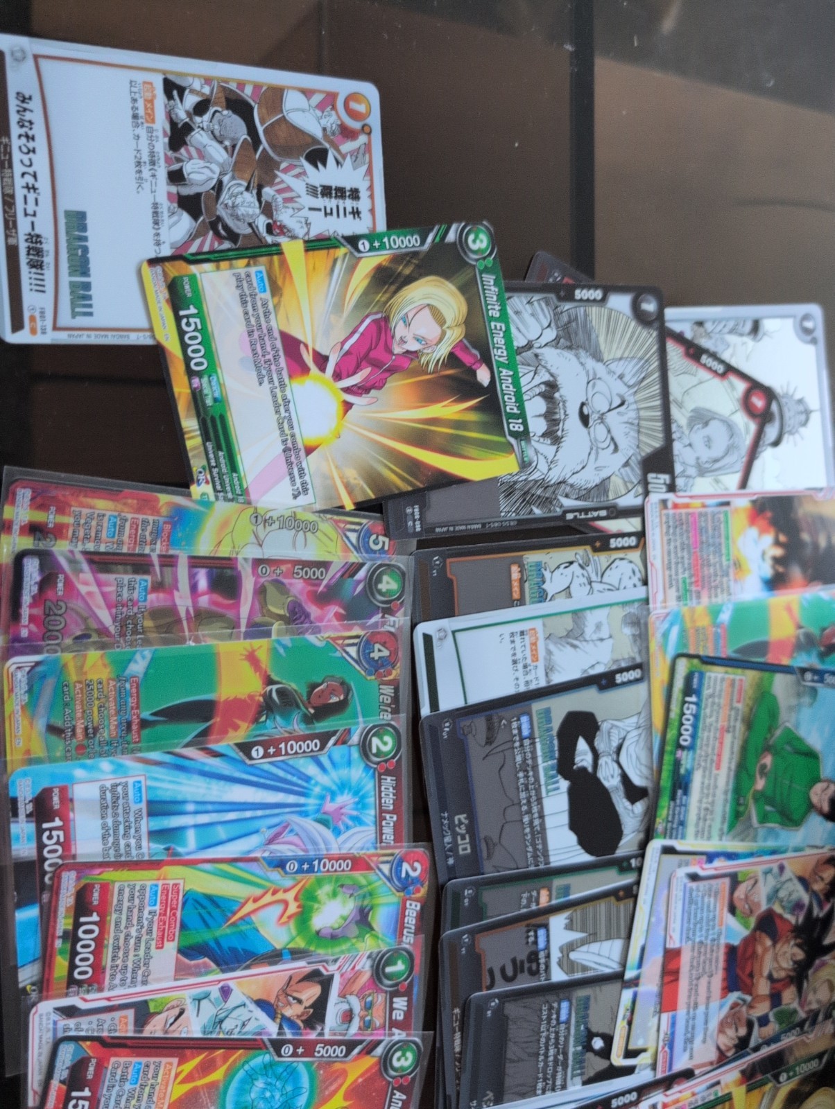 Dragon Ball Z TCG Card Bundle Over 50 X Cards Some Japanese Some English view 2