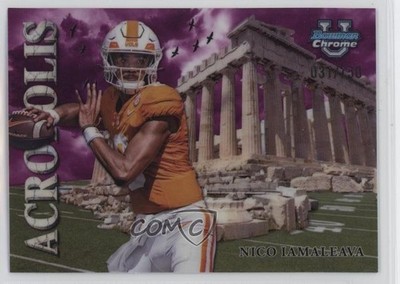 2024 Bowman U Chrome Acropolis Fuchsia Refractor 31/150 Nico Iamaleava #A-1 1l2
