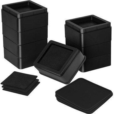Utopia Bedding Bed Risers 2 Inch - Pack Of 8 - Adjustable Furniture Risers 2 4