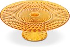 Round Glass Cake Stand Vintage Look Wedding Cupcake Dessert Display Plate Accent