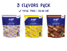 Selga Mini Wafers Vanilla Lemon Chocolate 250g 8.82oz x3 Pack EU Snack FS