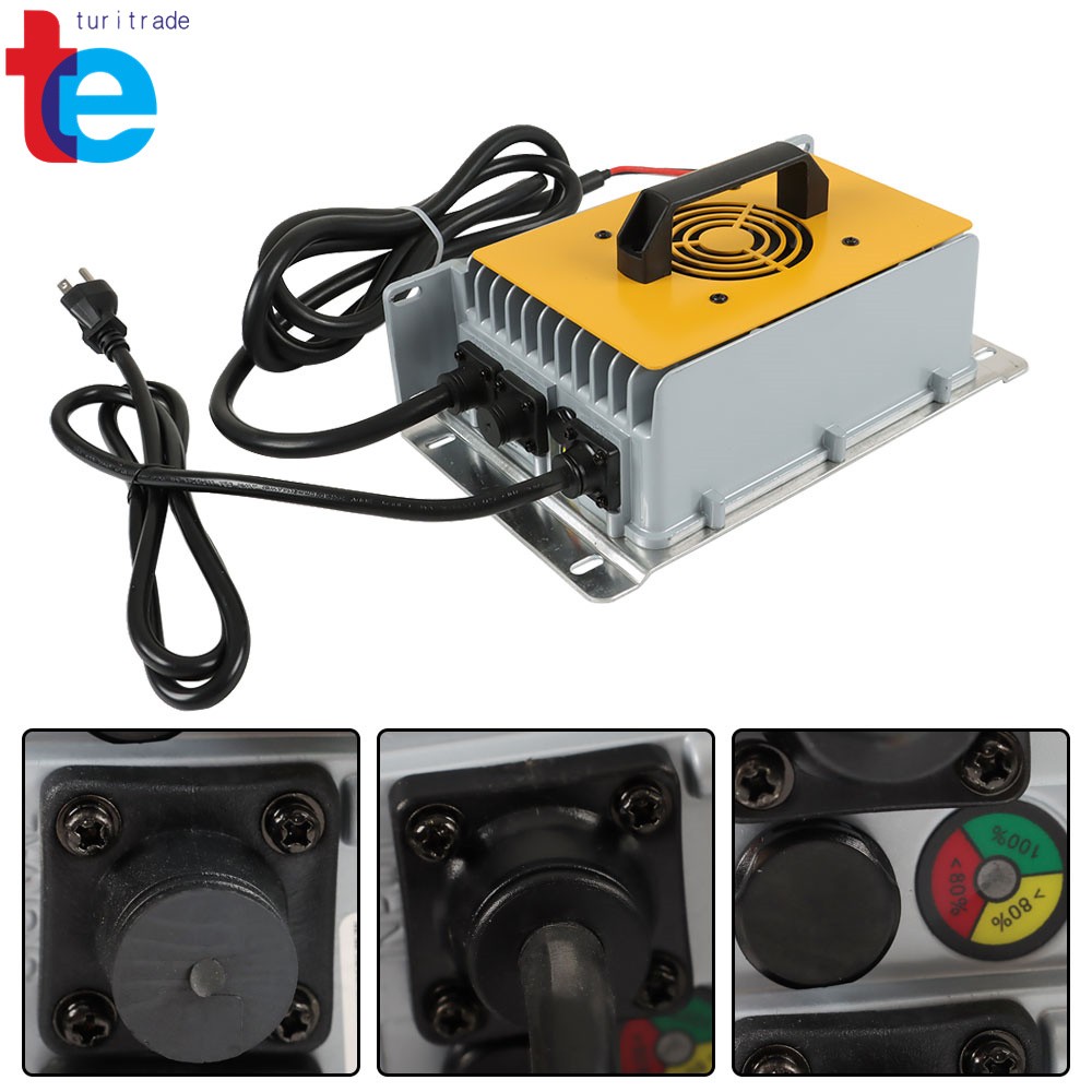 New Aluminum 58.4V 30A Golf Carts Lithium Battery Charger (Max30A@ 110/220 VAC)