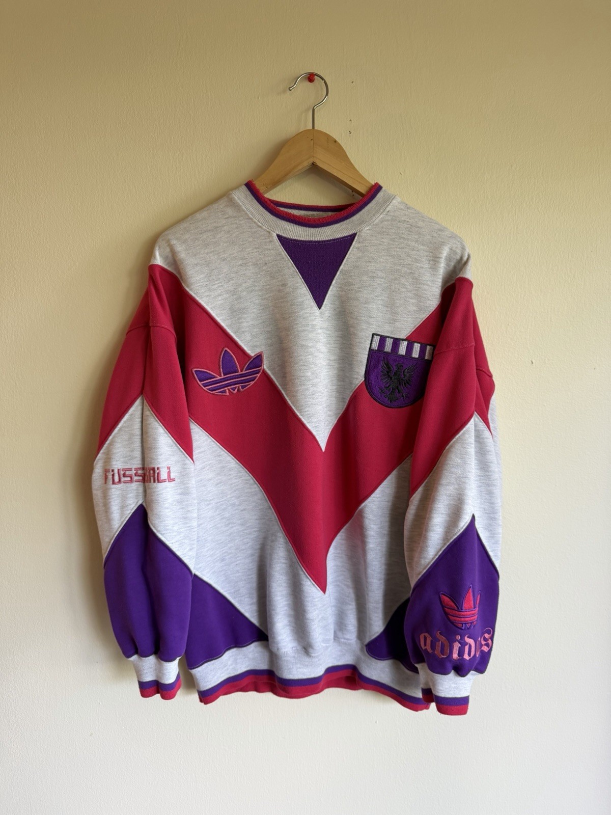 Vintage Adidas Etrusco Unico 1990 FIFA World Cup Sweatshirt Rare Soccer Fussball