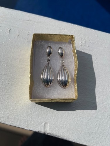 Menegatti Italy Silver Dangle Earrings
