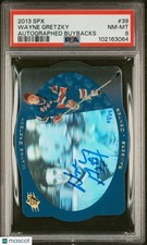 2013 UD SPX Autographed Auto Buybacks Wayne Gretzky /24 PSA 8 #39