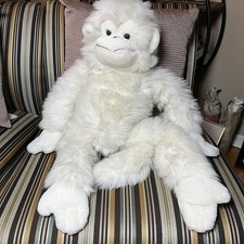 Russ Berrie Mungo the White Gorilla Ape Monkey Large 30  Floppy Plush Toy
