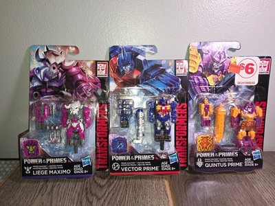 Transformers Power of the Primes Lot of 3 *Quintus *Liege Maximo & *Vector 'NIP'