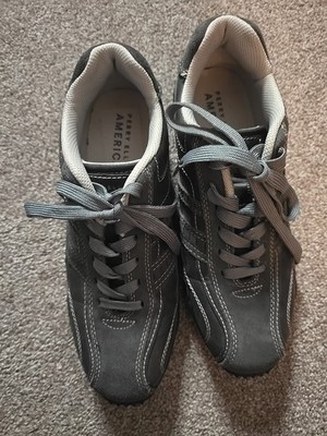 New Men's Perry Ellis America Gray Low Top Lace Up Sneakers Sz 9.5 