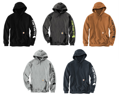 Carhartt Midweight Hooded Logo Sweatshirt NWT!