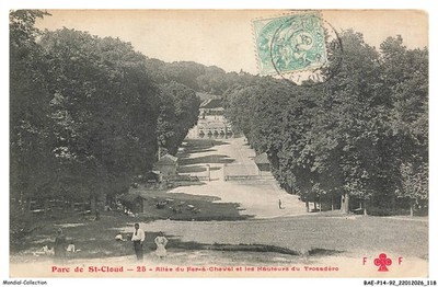 BAEP14-1417-92 - Park Von SAINT-CLOUD - Allee Du Fer À Cheval Und Die Höhen Von
