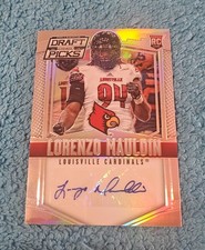 2015 Prizm Draft Picks Lorenzo Mauldin Louisville Silver Rookie Autograph #214