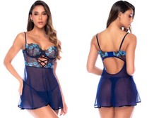 Lingerie: Mapale 7642 Babydoll with matching Thong