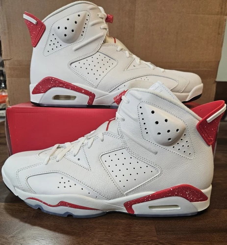 Size-13 Air Jordan Retro 6 Red Oreo CT8529-162 White/U.Red-Black 2022