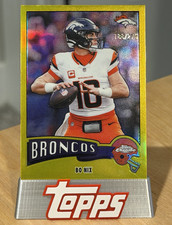 2025 Topps Chrome Bo Nix Denver Broncos #1975-11 Serial Numbered /275 NFL